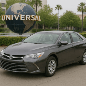Toyota Camry 2016 Dark Gray em Orlando – Estilo e Conforto com Vista para a Universal Studios