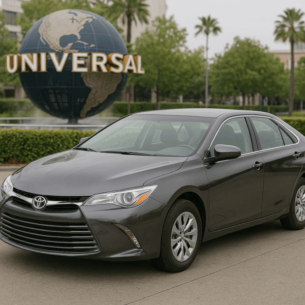 Toyota Camry 2016 Dark Gray em Orlando – Estilo e Conforto com Vista para a Universal Studios