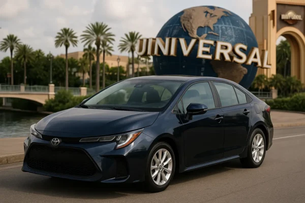 Toyota Corolla Azul Escuro — Viva a Flórida com Estilo e Conforto