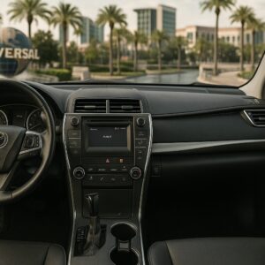 Toyota Camry 2016 Dark Gray em Orlando – Estilo e Conforto com Vista para a Universal Studios