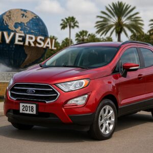 Ford EcoSport 2018 Vermelho – Compacto, Estiloso e Pronto para Orlando