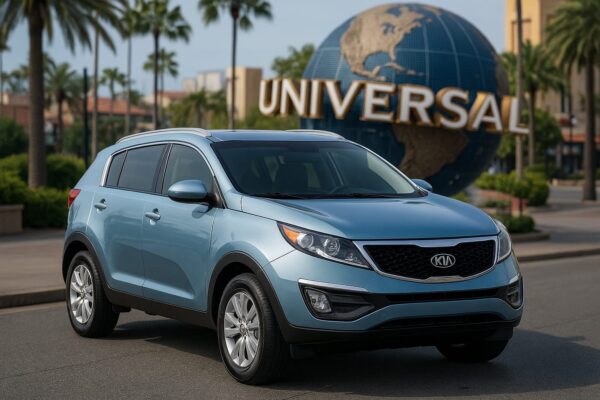 Kia Sportage 2016 Azul Claro – Conforto e Estilo para Suas Aventuras em Orlando