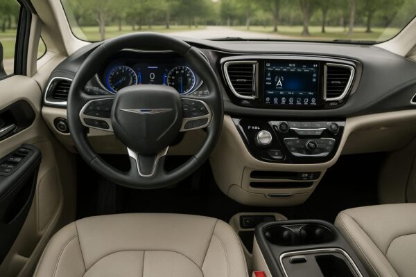 Chrysler Pacifica 2019 Cinza Escura – Sofisticação e Espaço Inteligente - Image 2