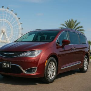 Chrysler Pacifica 2018 Vermelha – Versatilidade com Estilo e Conforto