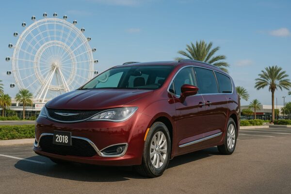 Chrysler Pacifica 2018 Vermelha – Versatilidade com Estilo e Conforto