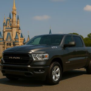 Dodge Ram 1500 Preta – Força e Luxo Sobre Rodas