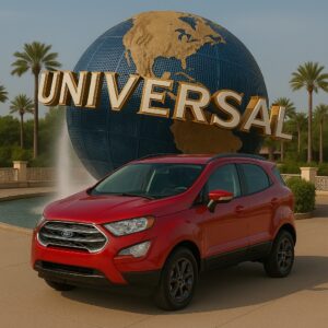 Ford EcoSport  Vermelho – Compacto, Estiloso e Pronto para Orlando