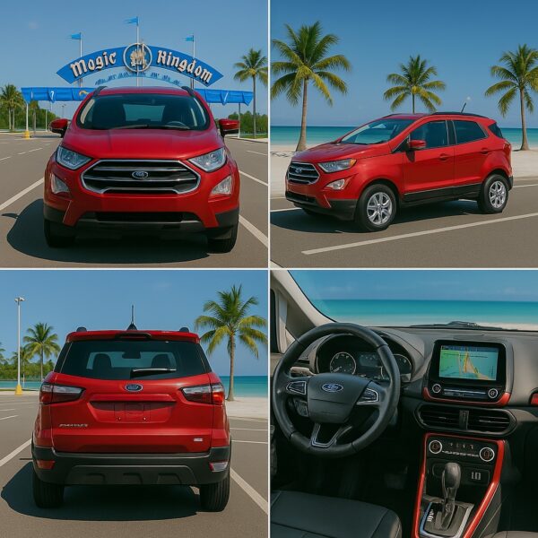 Ford EcoSport  Vermelho – Compacto, Estiloso e Pronto para Orlando - Image 2