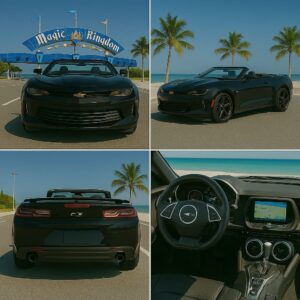 Chevrolet Camaro Conversível Preto – Esportividade com Classe